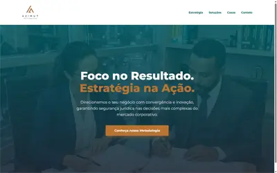 Hero section site advocacia — projeto ueqs 09