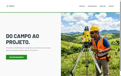 Hero section site engenharia — projeto ueqs 05