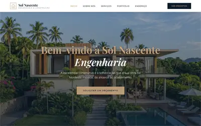 Hero section site engenharia — projeto ueqs 07