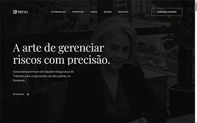 Hero section site sst — projeto ueqs 01