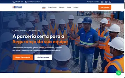 Hero section site sst — projeto ueqs 03